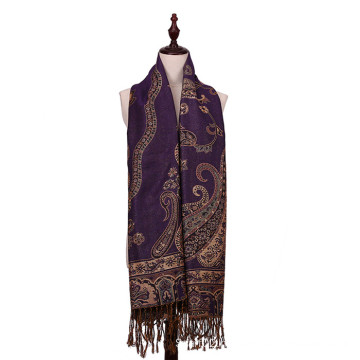 Warm Scarf 100% Polyester Pashmina for Lady